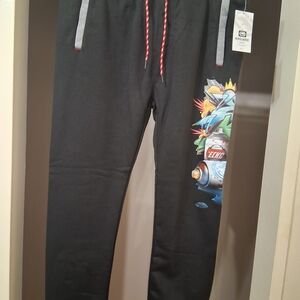 Ecko Unlimited Black Joggers with Colorful Graphic
